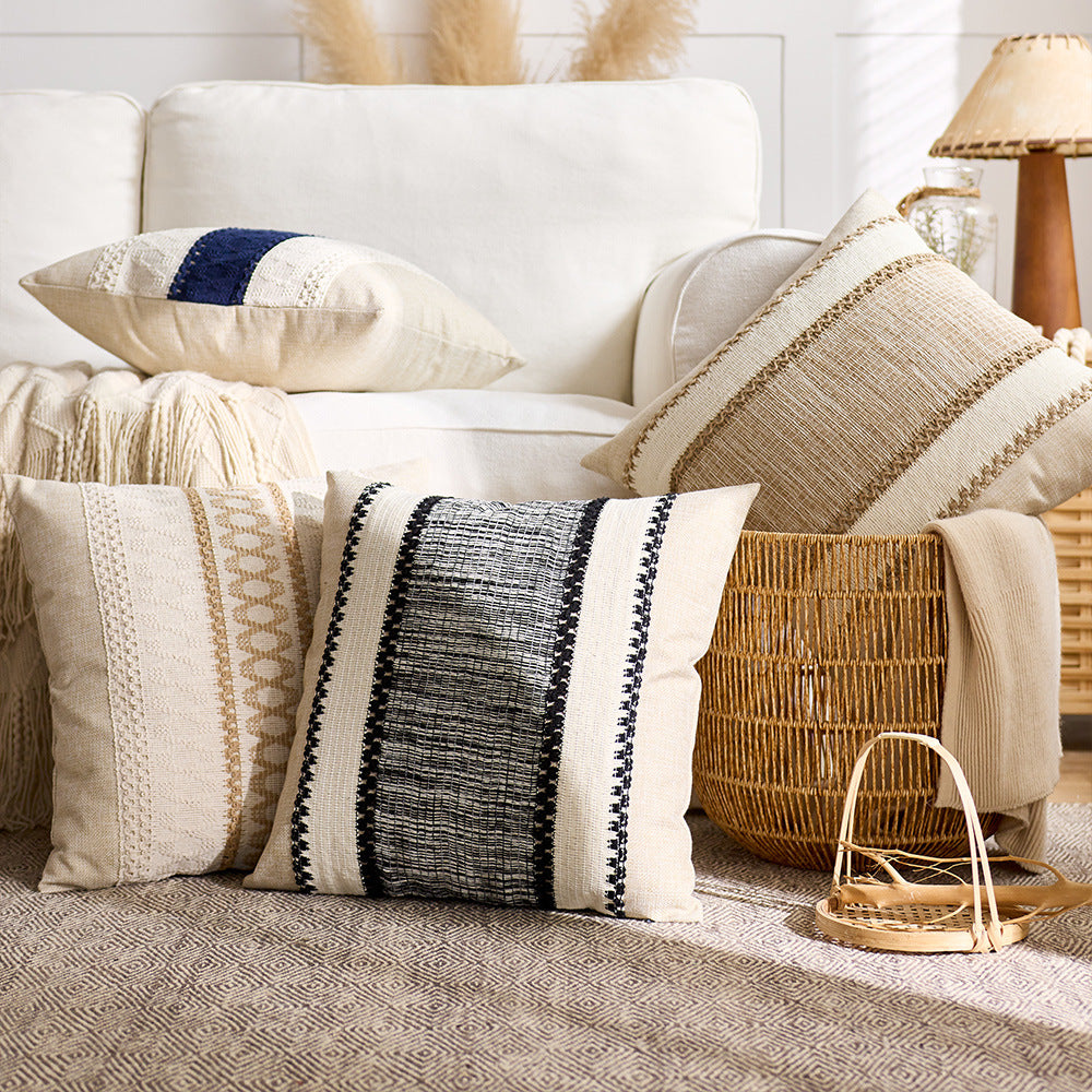Decorative Textured Throw Pillow