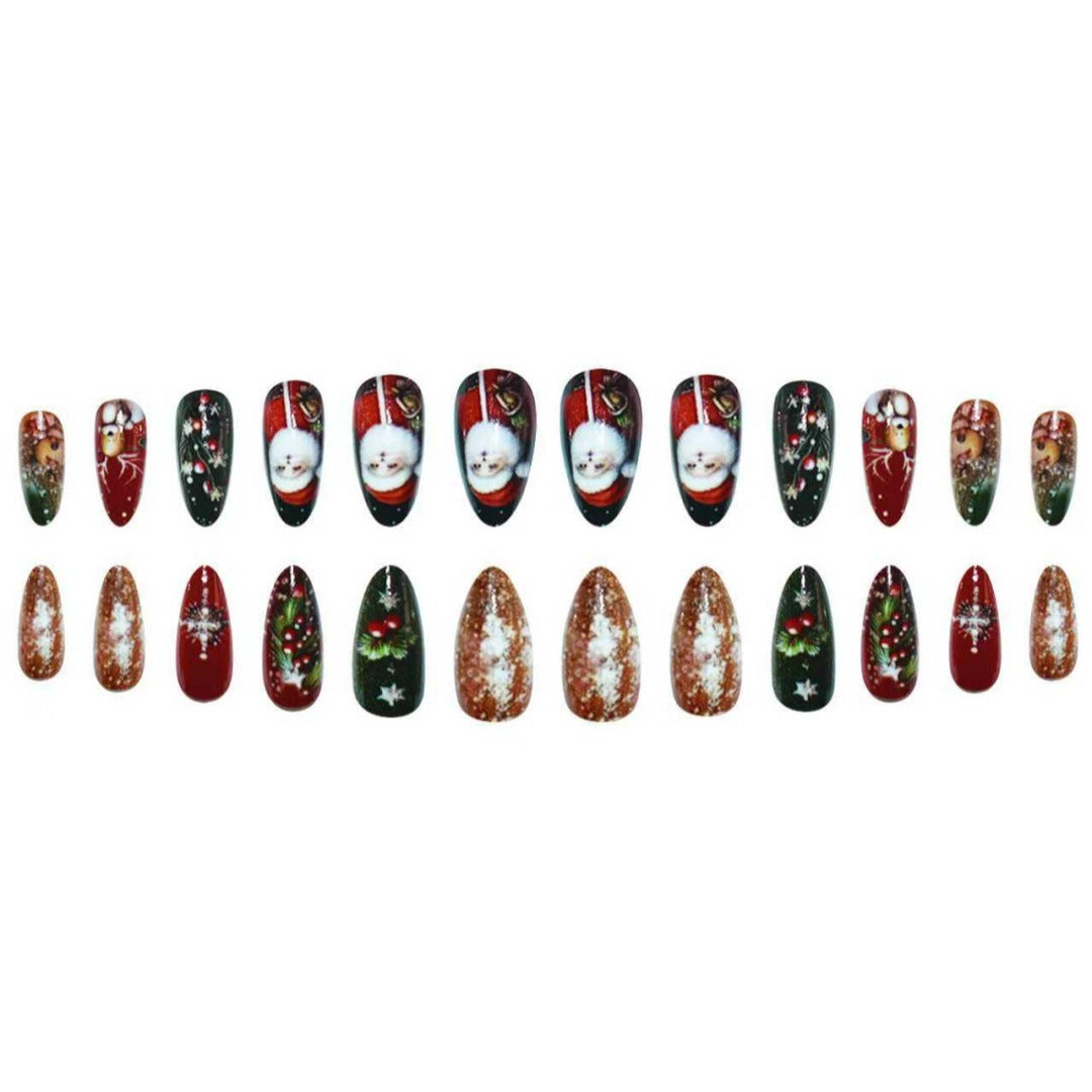 Holiday Themed Decorative Nail Art Acalora