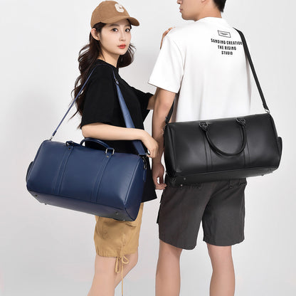 Premium Leather Travel Duffel Bag Acalora
