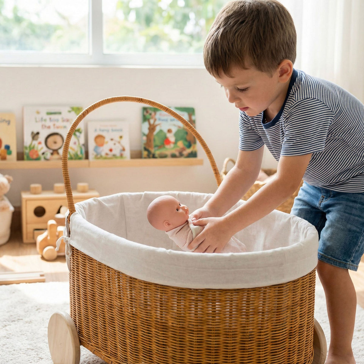 Modern storage basket Acalora