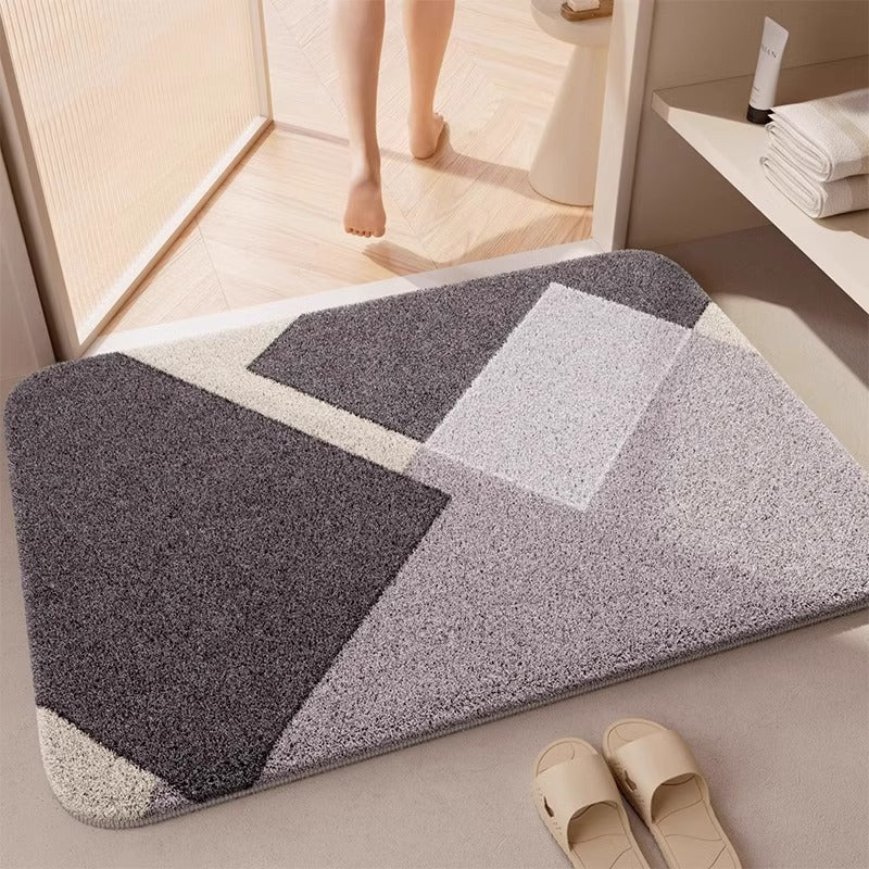 Contemporary Abstract Bath Rug