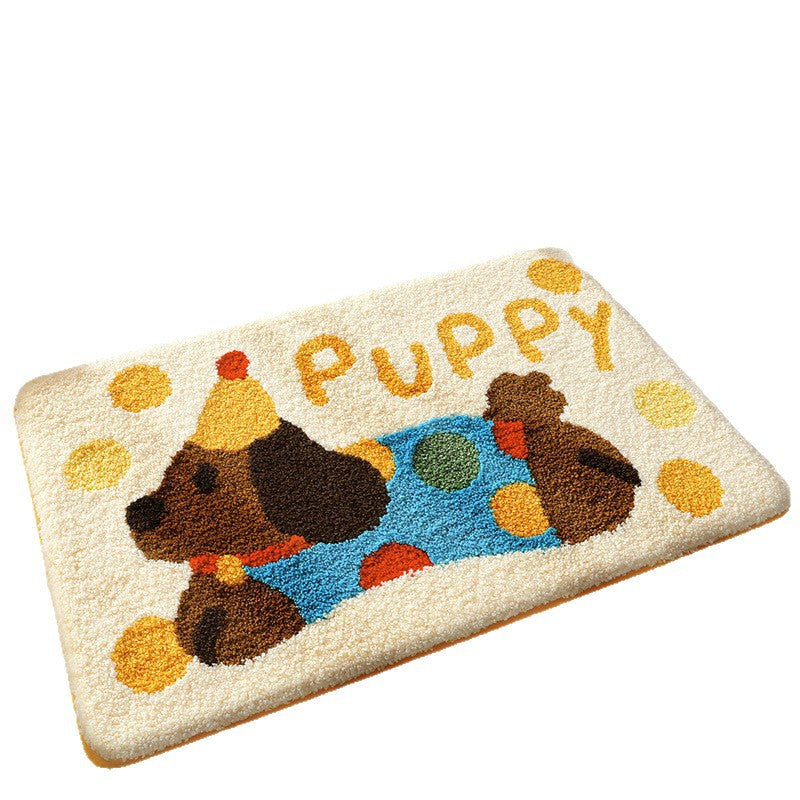 Cute Cartoon Cat Bath Rug
