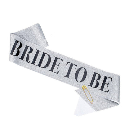 Ladies Glittering Bride Sash Kalsten