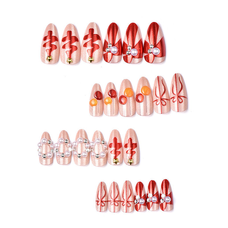 Festive Artificial Nails Acalora