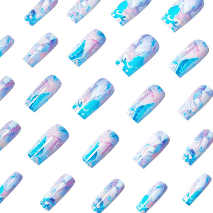 Artistic Geometric Nail Art Acalora