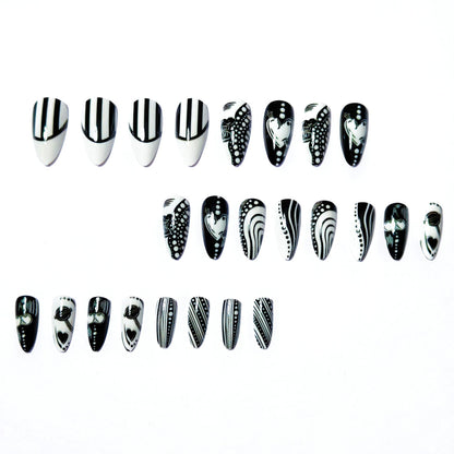 Artistic Pointed Nail Art Acalora