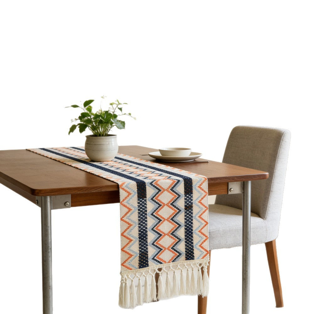 Elegant Knitted Table Runner