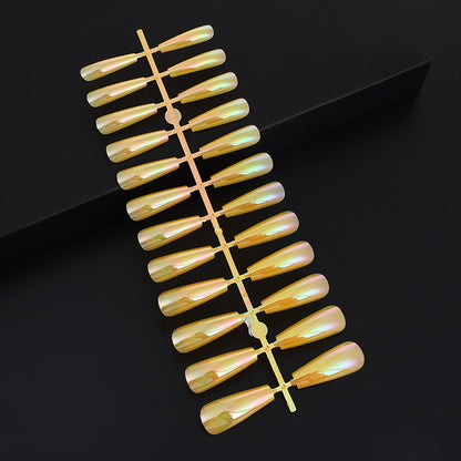 Artifical nails in modern holographic design Acalora