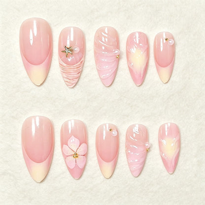 Decorative Press-On Nail Art Set Acalora