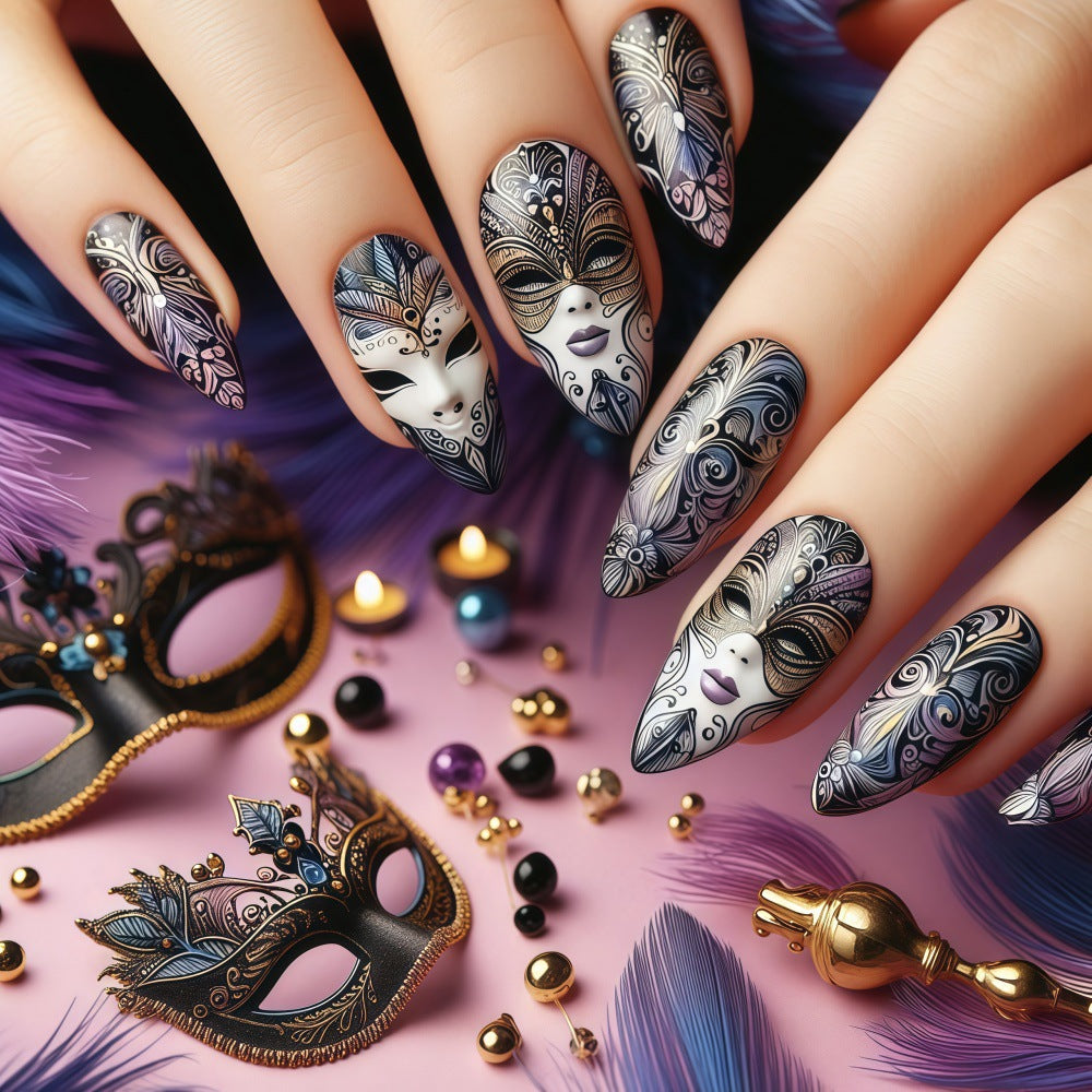 Creatively designed nail art Acalora