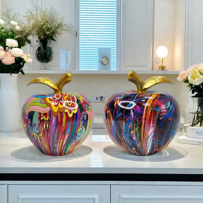 Decorative apple figure with artistic design Acalora