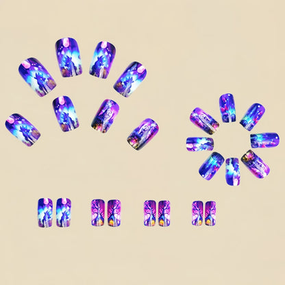 Artificial nail set with imaginative fairy tale motifs Acalora