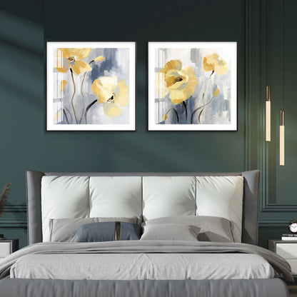 Elegant Flower Wall Art Set