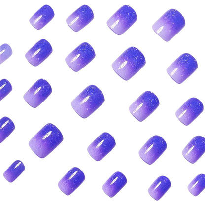 Elegant Ombre Glitter Acrylic Nail Art Acalora