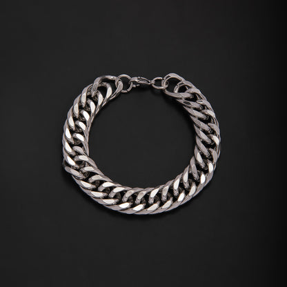 Bold Cuban Link Chain Bracelet Acalora