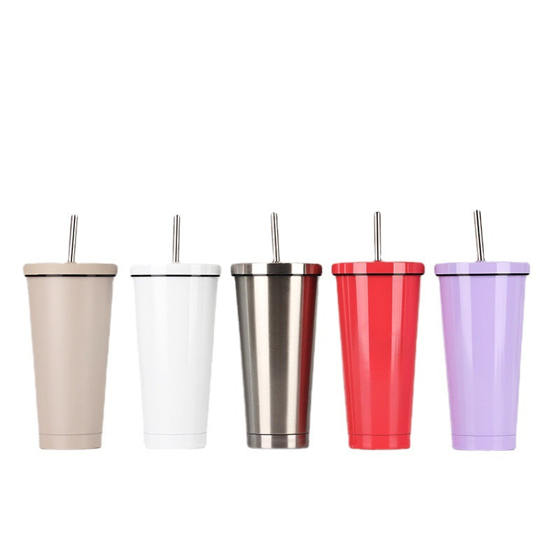 Women's Stainless Steel Tumbler with Straw Skanto