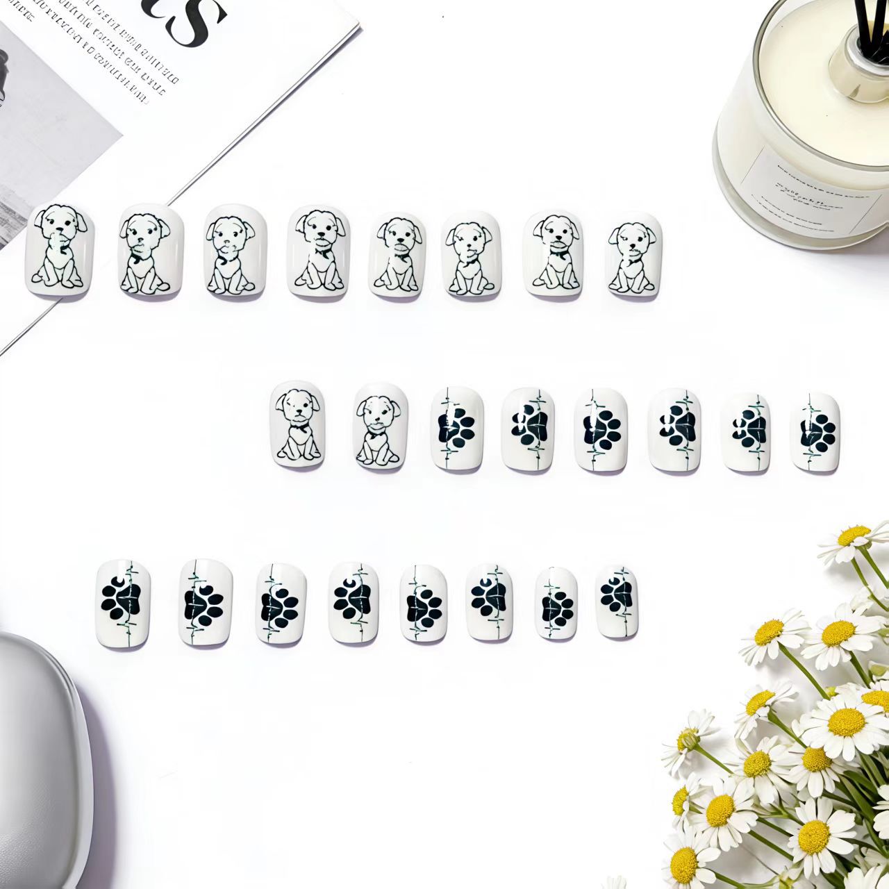 Pet-Inspired Nail Art Acalora