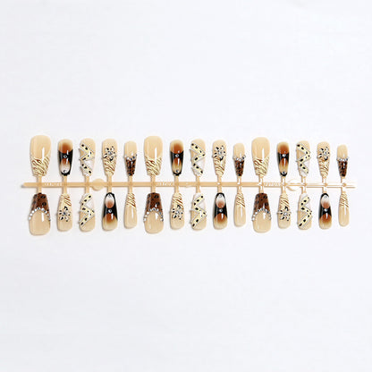 Artificial nail set with unique design Acalora