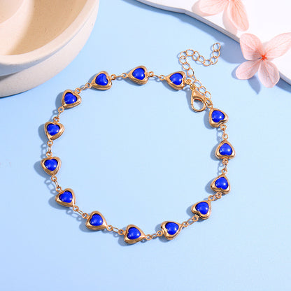 Charming Heart-Shaped Statement Bracelet Acalora