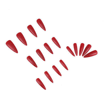 Glittering artificial nails in elegant design Acalora