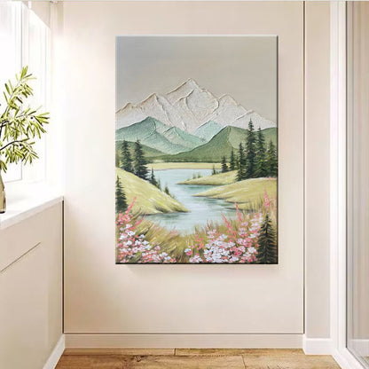 Textured Landscape Canvas Artwork