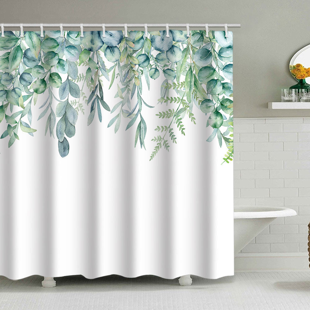 Leafy Botanical Shower Curtain
