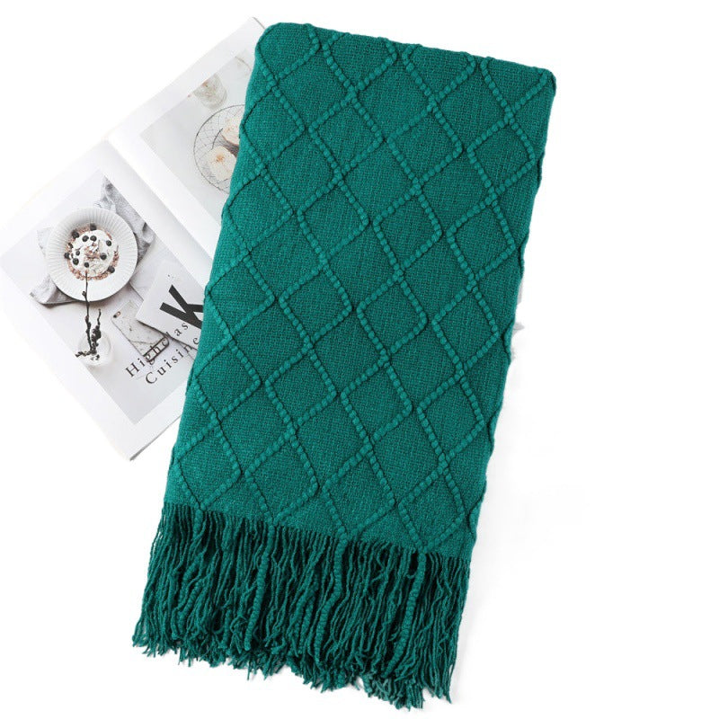 Women's Cozy Textured Throw Blanket