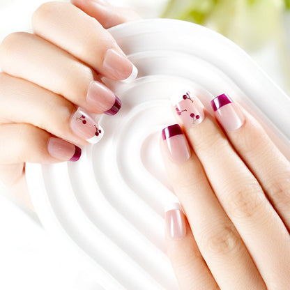Artistic Cherry Blossom Design Press-On Nails Acalora