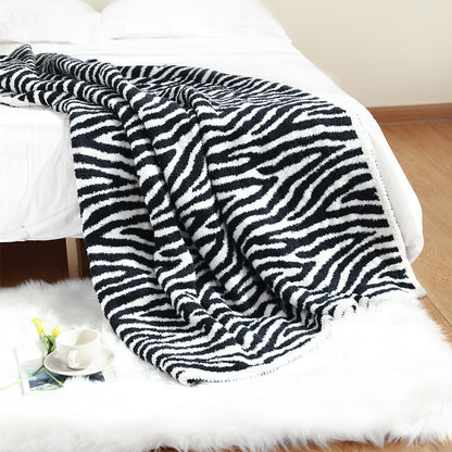 Cozy Knitted Throw Blanket