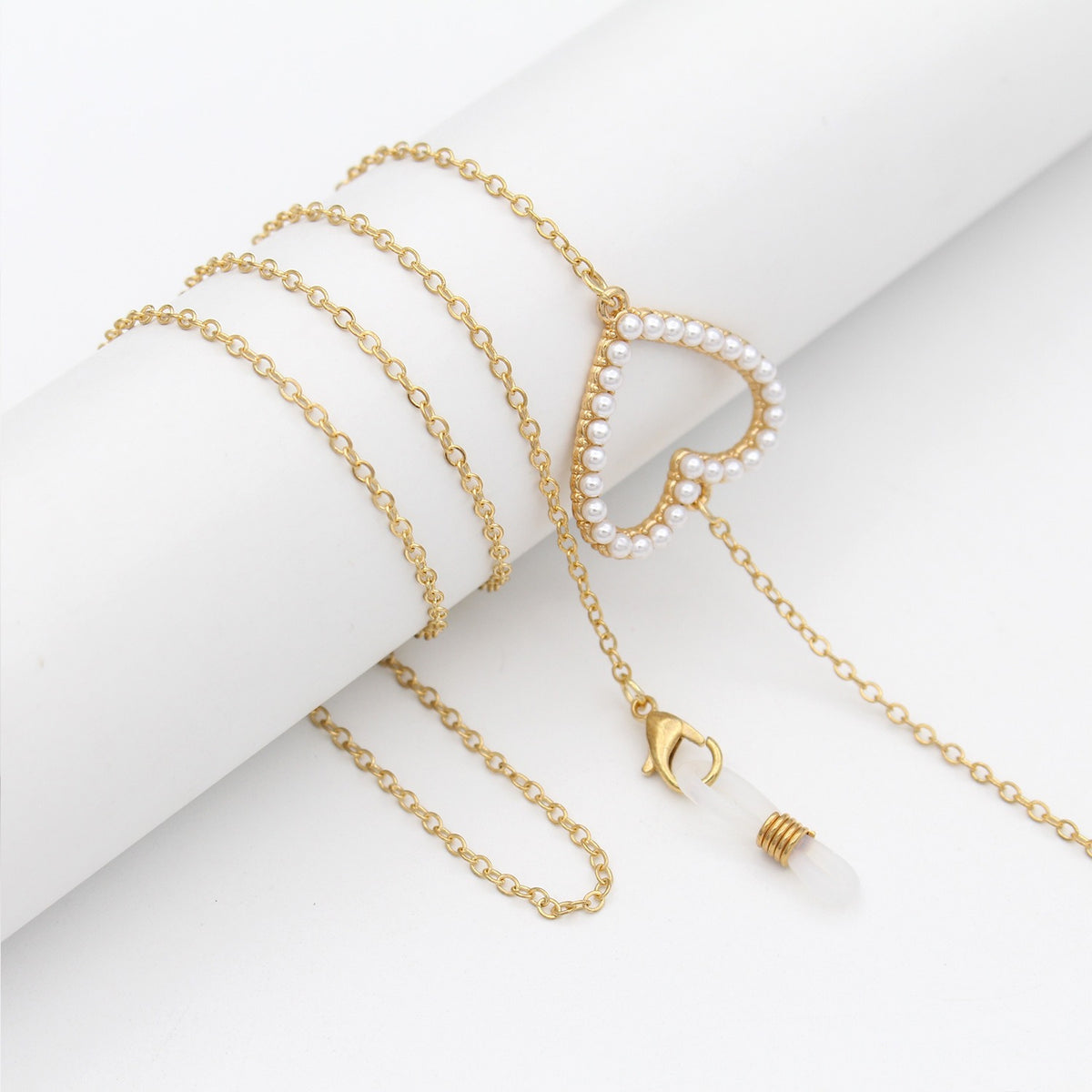 Elegant Crystal-Embellished Eyewear Chain Acalora 1788159829