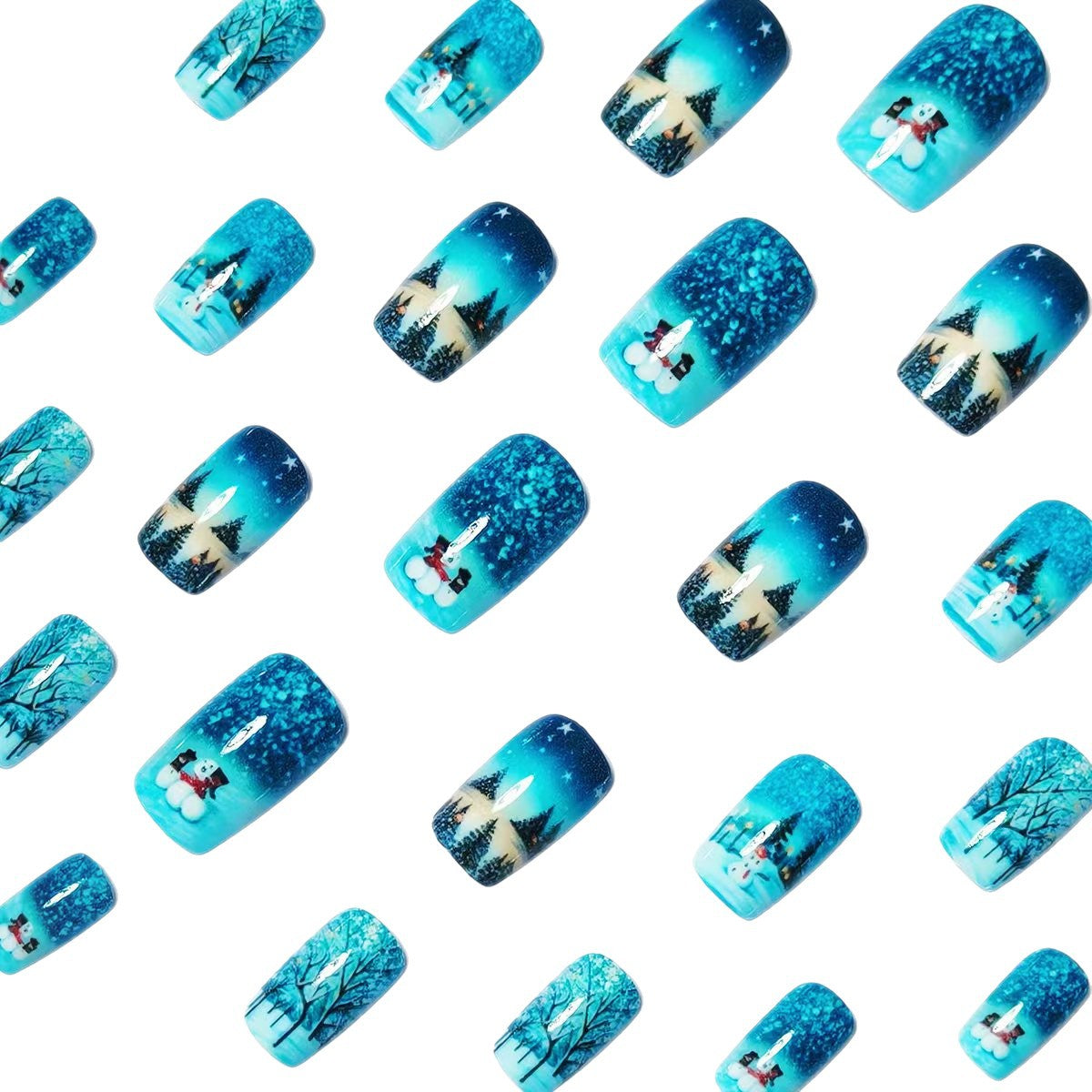Winter Wonderland Themed Nail Art Acalora 1788155599