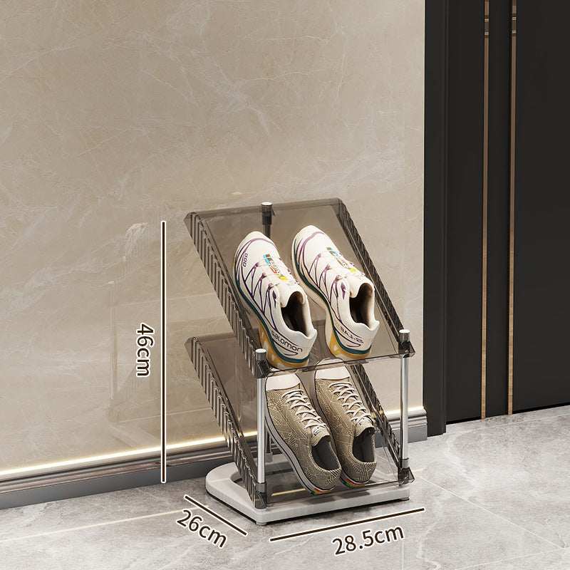 Shoe rack with transparent design Acalora