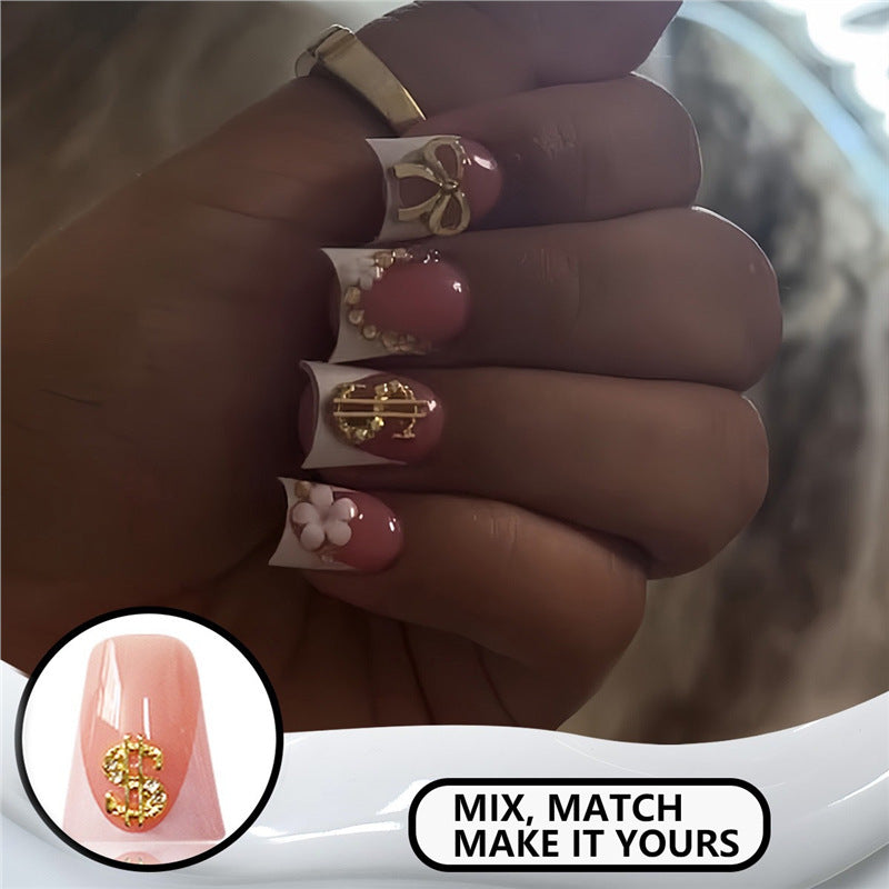 Decorative Nail Art Set with 3D Accents Acalora