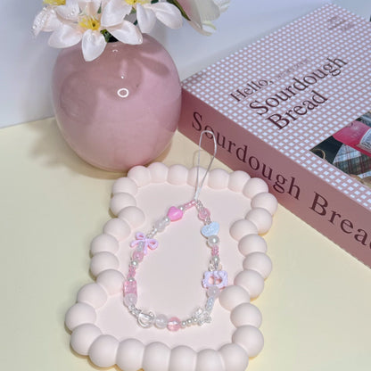 Charm Beaded Phone Necklace Acalora