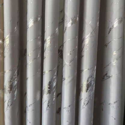Marble Effect Waterproof Shower Curtain