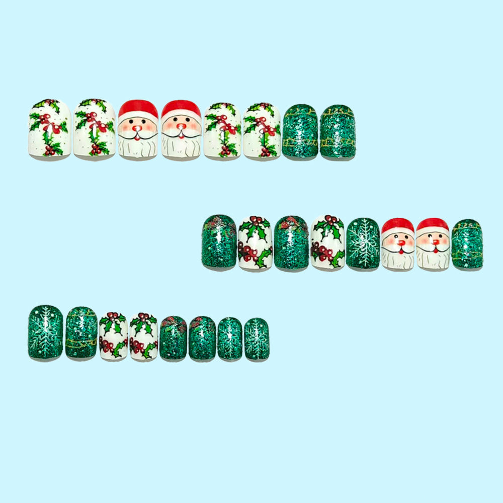 Christmas Art Nails Acalora