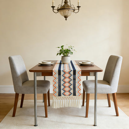 Elegant Knitted Table Runner