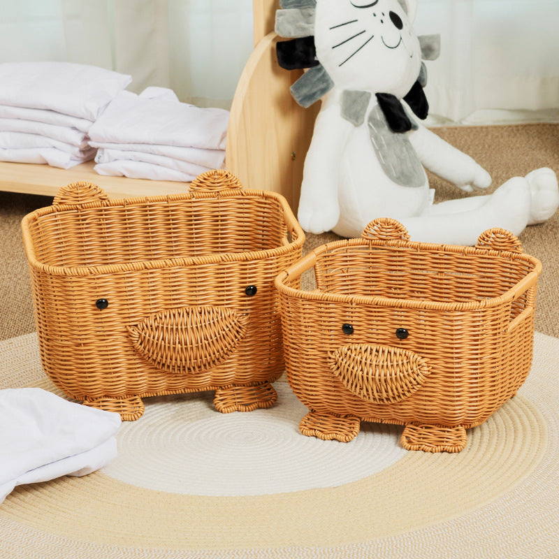 Decorative Animal-Themed Storage Basket Acalora