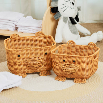 Decorative Animal-Themed Storage Basket Acalora