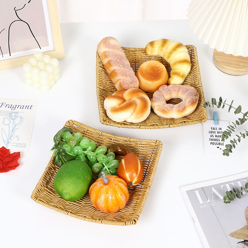 Handcrafted Natural Woven Tray Acalora