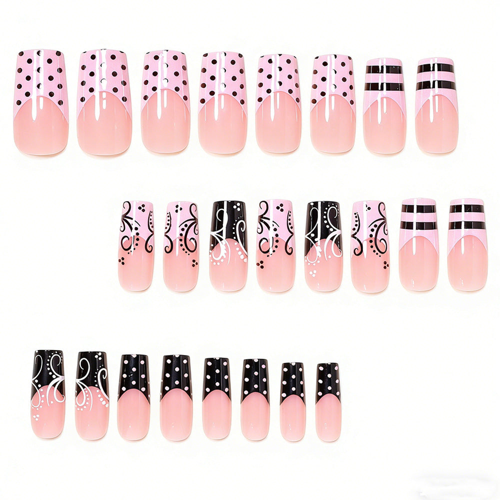 Decorative Artistic Stiletto Press-On Nails Acalora