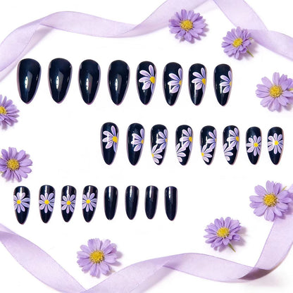 Artistic Floral Nail Art Acalora