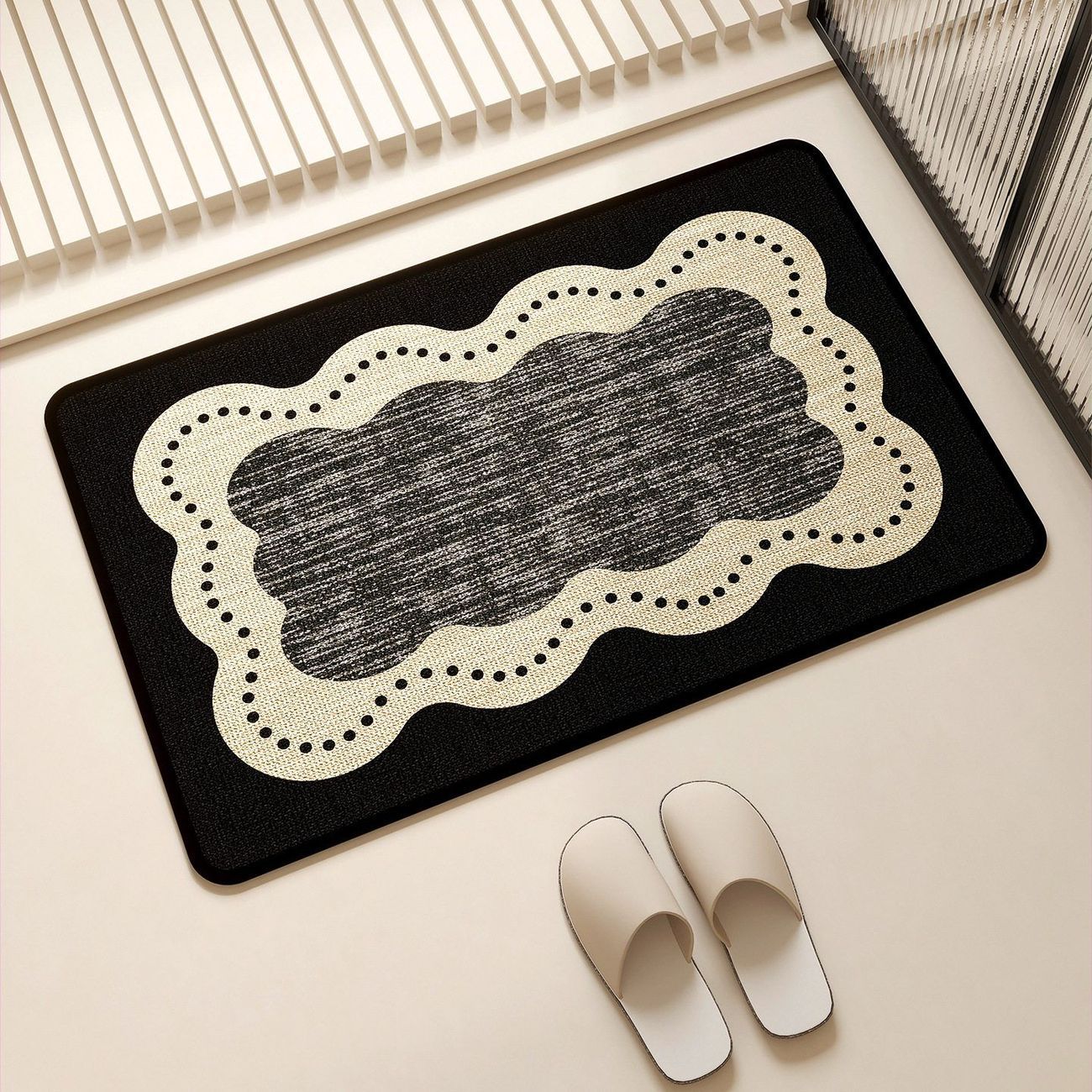 Soft Textured Decorative Bath Mat