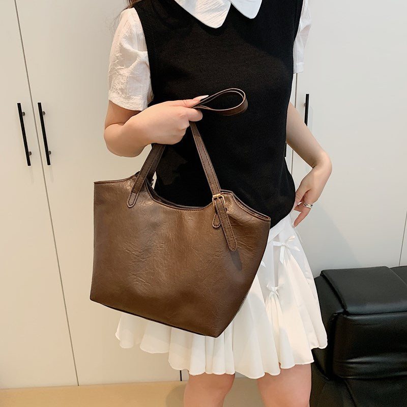 Spacious Everyday Shoulder Tote Bag Acalora