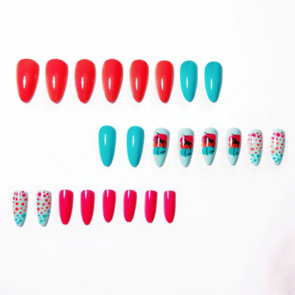 Tropical Island-Inspired Nail Art Acalora