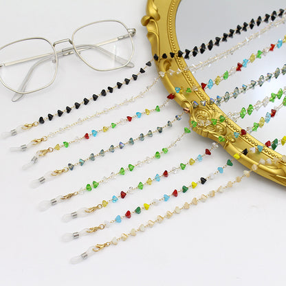 Heart Shaped Beaded Eyewear Chain Acalora