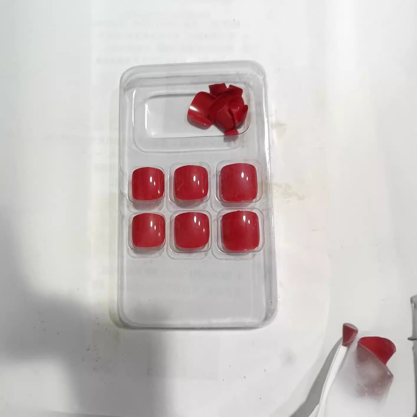 Premium Smooth Square Press-On Nail Set Acalora