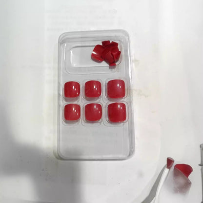 Premium Smooth Square Press-On Nail Set Acalora