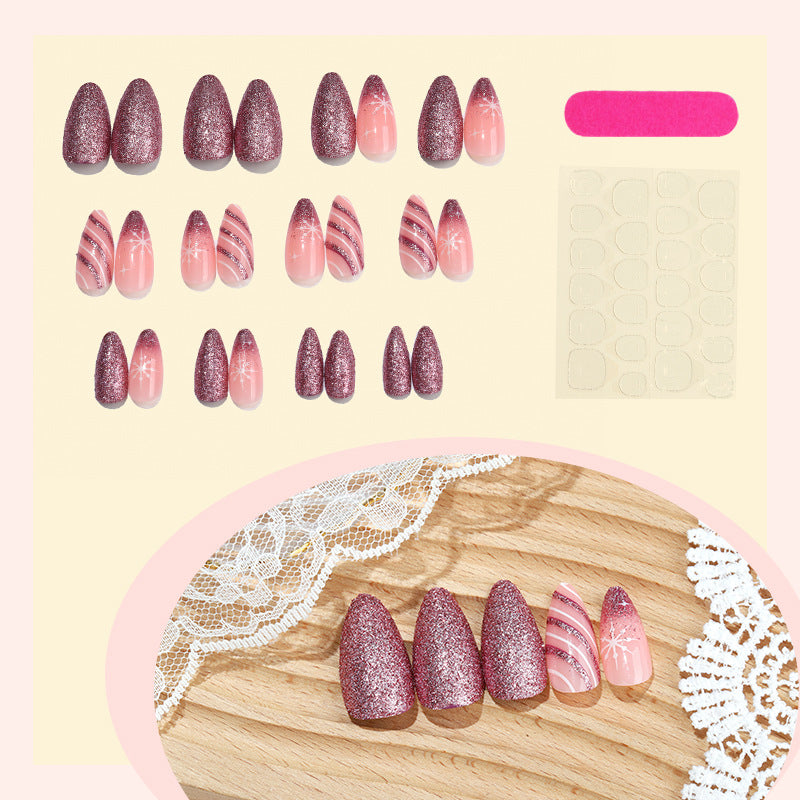 Glamorous Glittery Press-On Nail Collection Acalora