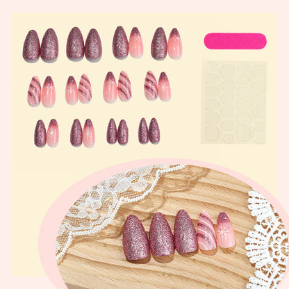 Glamorous Glittery Press-On Nail Collection Acalora